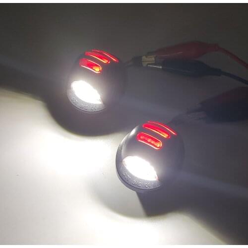 1Set For Ford F150 F250 Car Lighting LED Number License Plate Lights Lamp Car Light Assembly Luces For Ford F-150 Ranger Explore