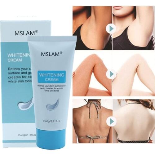MSLAM Body Creams Armpit Whitening Cream Between Legs Knees Private Parts Whitening Formula Underarm Whitening Bleach Cream