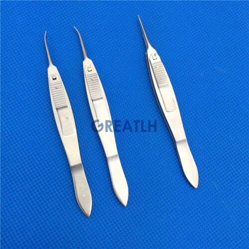 Stern-Castroviejo Fixation Ophthalmic tweezers Surgical Forceps Clamp Clip Ophthalmic