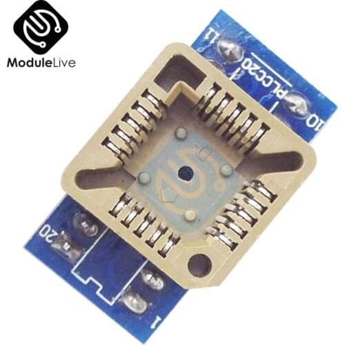 PLCC20 to DIP20 Program IC Socket IC Test Universal Power Adapter Converter Module Board