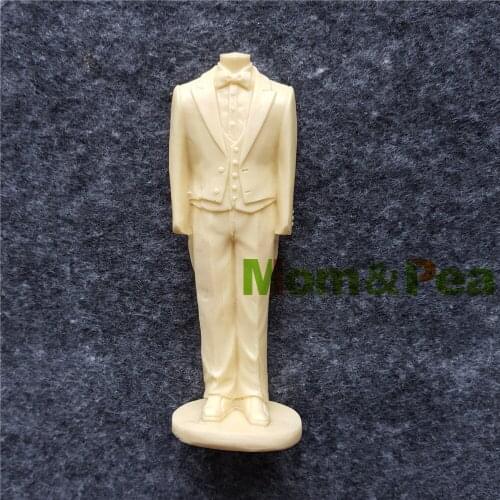 Mom&Pea MP156 Free Shipping Silicone Suit Mold Cake Decoration Fondant Cake 3D Mold Soap Mold Food Grade