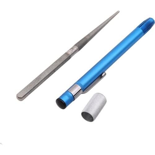 Hot Outdoor Tool Diamond Pen shaped Knife Sharpener Fishing Hook Sharpener Pen Sharpener