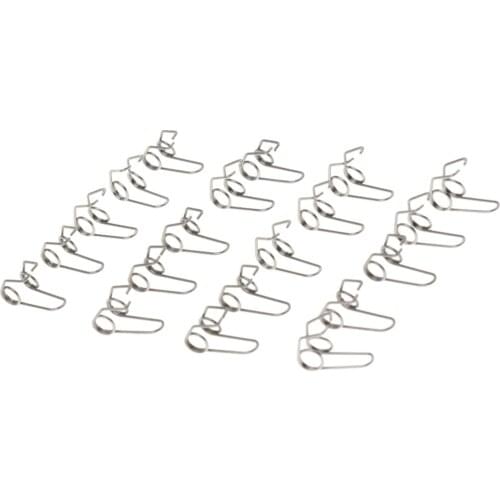 Tooyful 20 Pieces Trumpet Water Key Waterkey Spit Value Springs for Brass Instrument Parts Accessories
