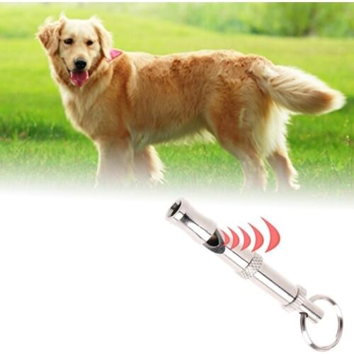 Long Distance Recall Pet Dog Training Obedience Whistle Ultrasonic Supersonic Sound Pitch Quiet Alluminum Adjustable Flute Puppy