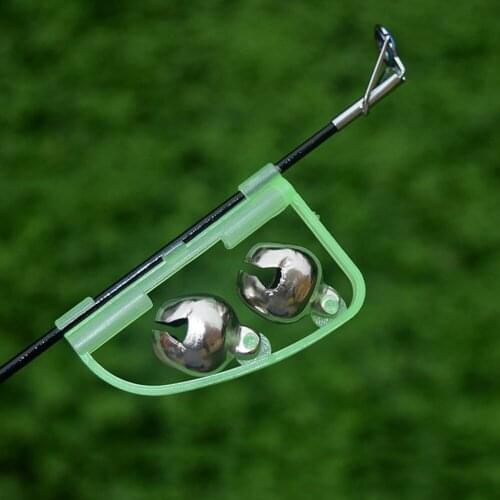 Universal Fishing Rod Bell Fishing Accessory Rod Tip Fish Bite Double Alarm Alert Clip Bells Tool Bite Lure Alarm Ring