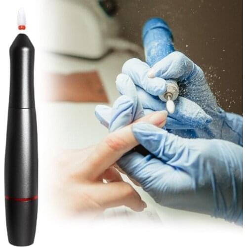 Nail Grinder Rechargeable Fast Rotating Speed USB Cable Manicure Machine Nail Drill File Grinder for Salon