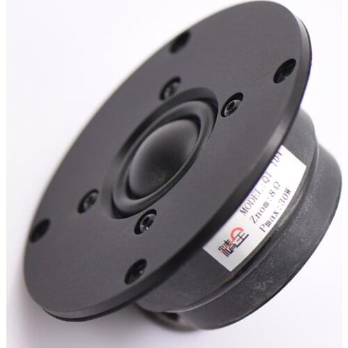 KYYSLB 8 Ohm 15W-30W 90dB Q1 Series Power Amplifier Speaker Fever Film Double Magnetic 4 Inch Aluminum Panel Speaker Tweeter