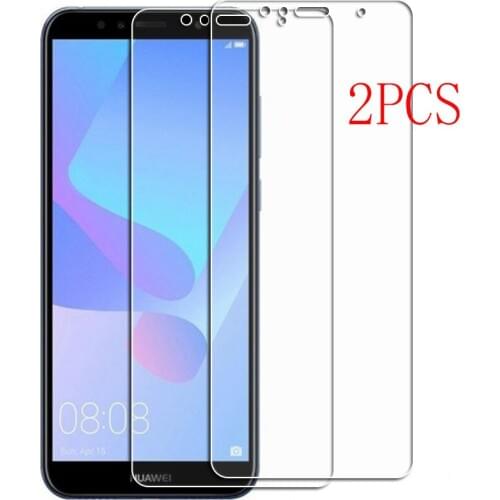 2PCS FOR Huawei Y6 Prime 2018 High HD Tempered Glass Protective On Y6Prime ATU-L11 ATU-LX3 ATU-L31 ATU-L42 Screen Protector Film
