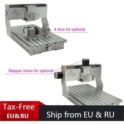 4 Axis 3020 3040 6040 CNC Engraving Machine Frame Kit DIY Wood Router Spindle Fixture 65mm 80mm Bracket NEMA 23 57 Stepper Motor