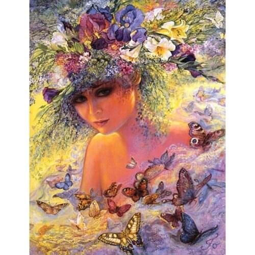 5D DIY Full Diamond painting Fantasy Flower God embroidery Home Decoration Handicrafts Cross stitch