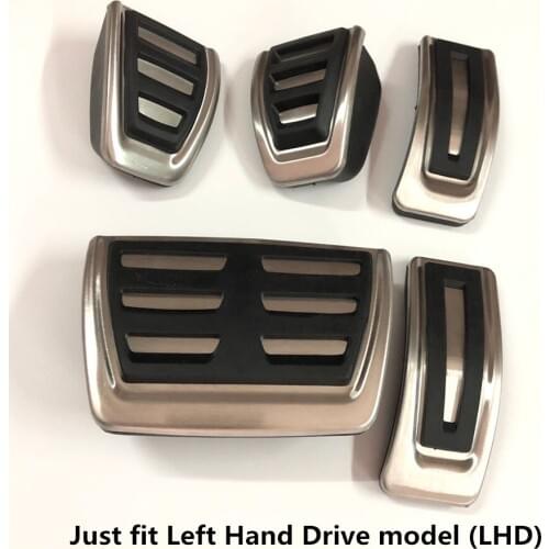 Car Accessories Rest Gas Brake Pedal Plate For Audi A4 S4 A5 A6 S6 Q3 Q5 Q7 Q8 S5 A7 S7 A8 S8 For Porsche Cayenne Macan (LHD)
