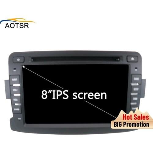 Android 8.1 car dvd player for Renault Dacia Duster Sandero Lodgy Dokker with one din car radio gps navigation head unit
