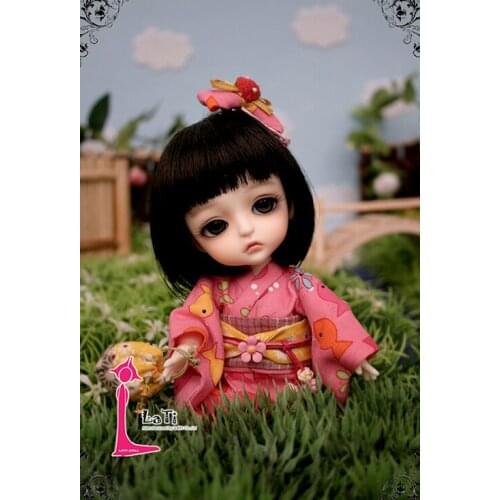 Free Shipping!Makeup&eyes Included!Top Quality 1/8 bjd Lea Summer Festival-Special Limited Ver. Baby Mini 16cm Doll Hot Toy Kid