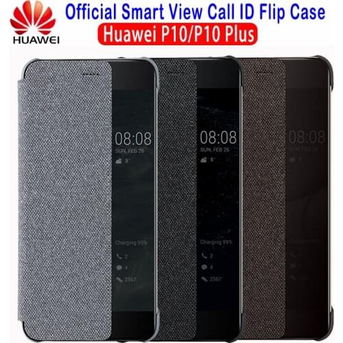Huawei P10 Case Original Official Luxury Smart View Window Flip Case Huawei P10 Plus Case Huawei P10 Cover Protection Capa Funda