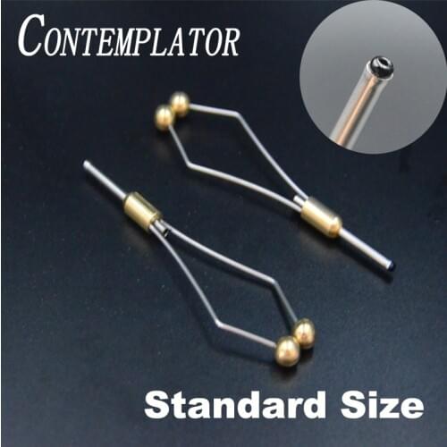 CONTEMPLATOR 1pc choiceness standard size heavy bullet head bobbin holder&black ceramic glass tip round ball feet fly tying tool