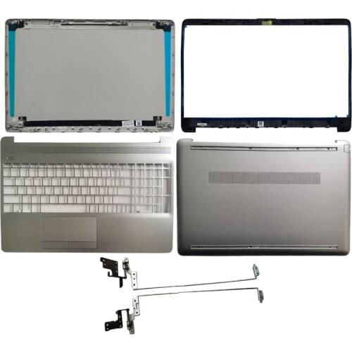 For HP 15-DW 15S-DU 15S-DY Rear Lid TOP case laptop LCD Back Cover/LCD Bezel Cover/Palmrest COVER/Bottom case/LCD Hinges L&R