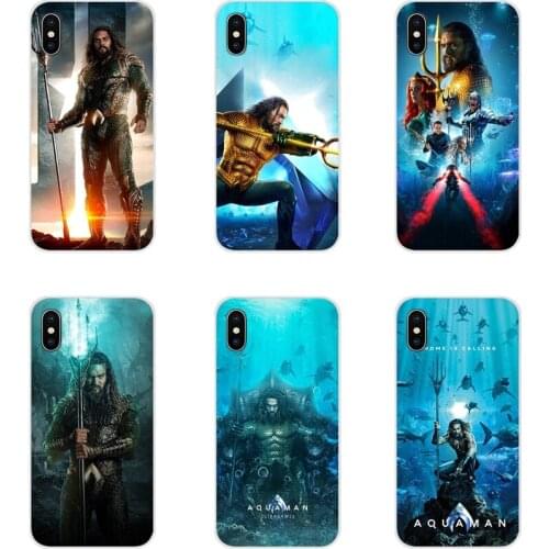 For Huawei P Smart Mate Honor 7A 7C 8C 8X 9 P10 P20 Lite Pro Plus DC Comics movie Aquaman Accessories Phone Shell Covers