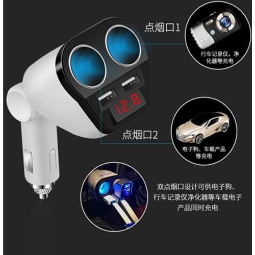 Dual USB Car Charger Adapter 3.1A Auto Vehicle Metal Charger For Smart Phone/Tablet