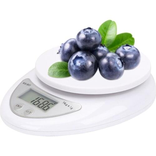 Kitchen Scales Balance Measuring Weight Food Scales LCD Digital Scale Electronic 5000g/1g 1000g/0.1g Steelyard Kitchen Accessory