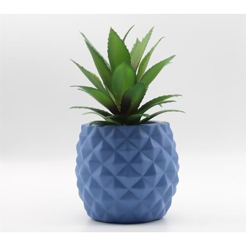 Fruit 3D pineapple Vase Mold Big Concrete Silicone Flower Pot Molds