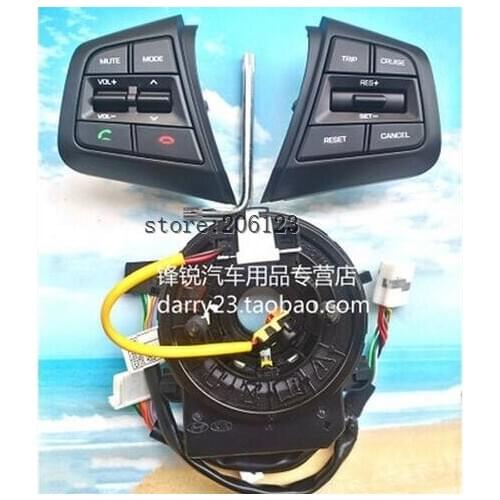 For Hyundai ix25 (creta) 1.6L Steering Wheel Cruise Control Buttons Remote Control Volume channel Bluetooth Phone Button lzh