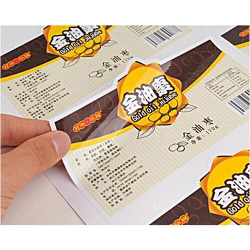 Direct manufacture customized waterproof strong adhesive perfume label