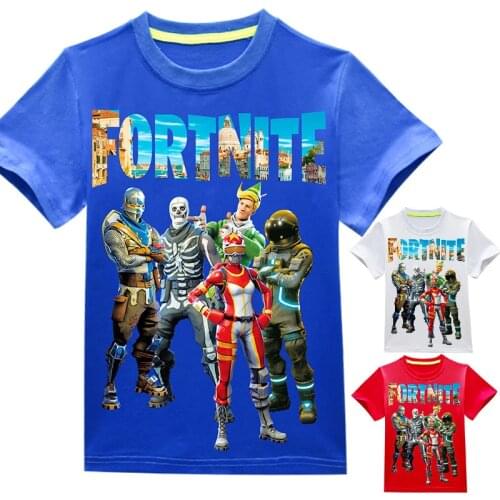 New Childrens Clothing Boys T-shirt Short Sleeve Summer Fortnite Casual Sports Sweatshirt Clothes for Teens Boy Top 3-14Years