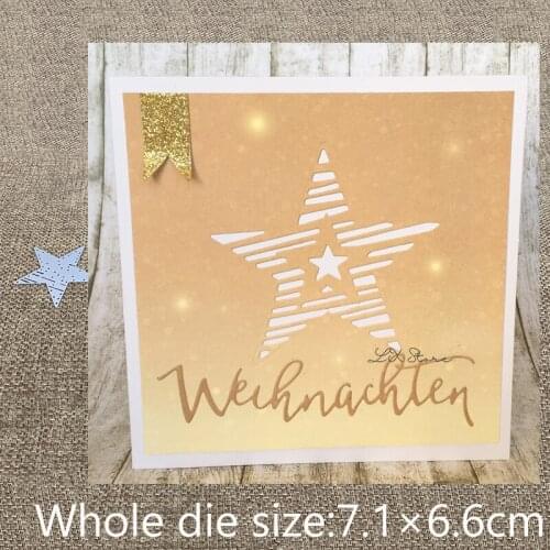 New Design Craft Metal Cutting Die die cuts stripe star decoration scrapbook Album Paper Card Craft Embossing die cuts