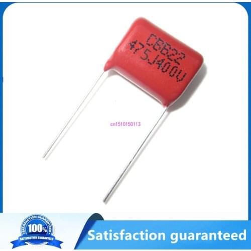 3pcs CBB 400V 4.7UF 475J 400V 5% DIP CBB Polypropylene film capacitor