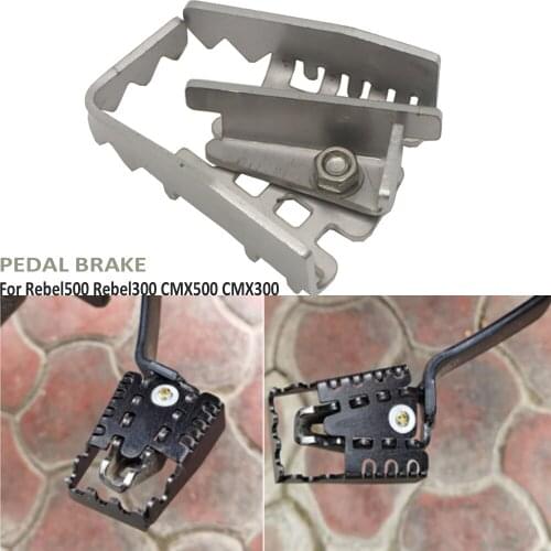 FOR Honda Rebel500 Rebel300 CMX500 CMX300 Rebel 500 300 CMX 500 300 Motorcycle Accessories Anti Skid Pedal Brake Pedal