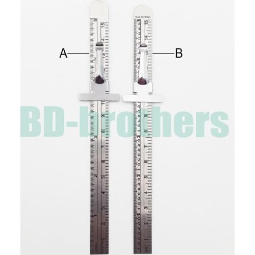 15cm Stainless Steel Straight Ruler Metal Graduated Scale Depth Gauges Double Sided Inch Repair Rule Measuring Tool 1000pcs/lot