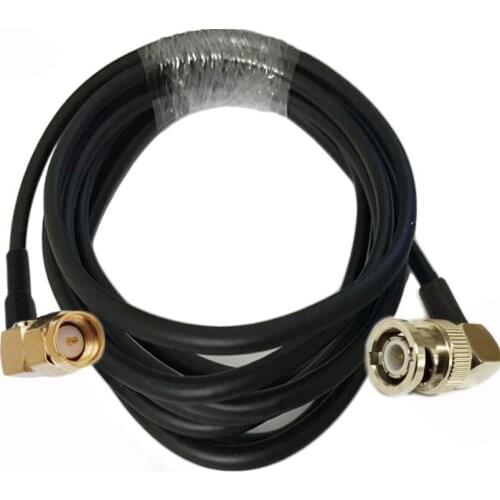 RG58 SMA Male Right Angle to BNC Male RA connector Coaxial Cable RF Adapter 50-3 Cable 50ohm 10m 5m 1m 20m