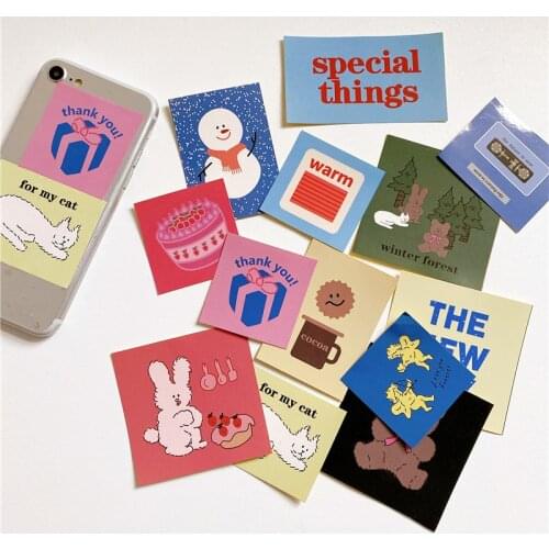 Pink Cartoon Cute Stickers Pack Creative Labels Waterproof Paster Hand Account Mobile Phone Shell Decorative Sticker Stationery