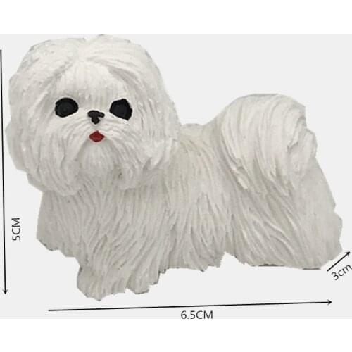 Shih Shih Dog Incense Gypsum Wangxingrenqiaokelimusi cake Decorative Mould C1217