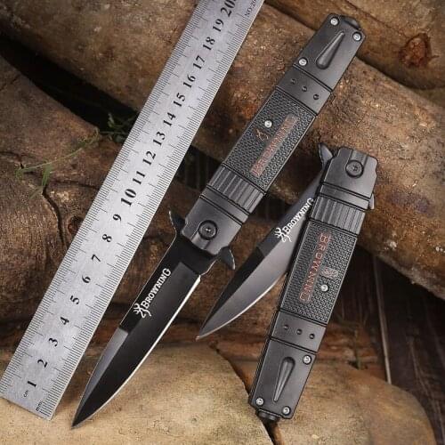 Outdoor Survival Folding Knife Self-defense High Hardness Mini Knife Camping Fishing Tool Portable Back Clip Gadgets for Men