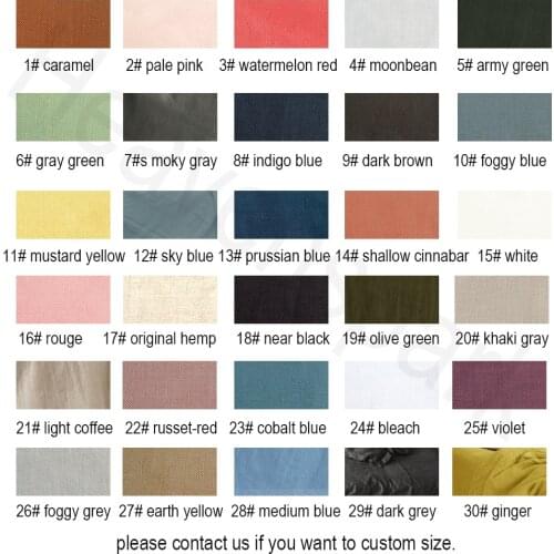 Nature Linen Fabric For Sewing Dresses/Clothes/Beddding/Sheet/Curtain/Storage Bag/Pillowcase Background Fabric Custom Size