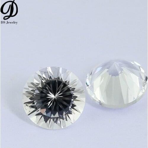 High Ｑuality 16 Ｈearts 16 Ａrrows 12# White 10mm Round Synthetic Corundum