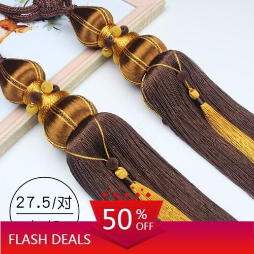 Curtain Bandage Curtain Tassel Simple Modern Storage Curtain Rope Hook Bandage Lace-up Drawstring decorative balls