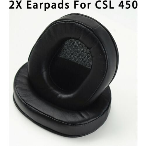 1 pair/2pcs Replacement Ear Pads Cushion earcap for CSL 450 for HDR160 for HDR170 180 Headphone Soft leather sponge earphone set