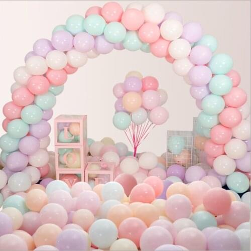 20Pcs/Lot 12Inch Macarons Latex Balloons Pink Gray Pastel Candy Wedding Party Birthday Decoration Balloons Baby Shower Globos