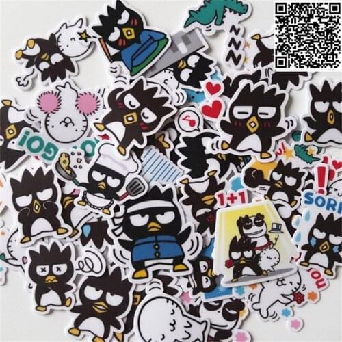 40 pieces Cool Penguin waterproof cartoon sticker for Wall decor fridge motorcycle Bike laptop car stickers figure toys