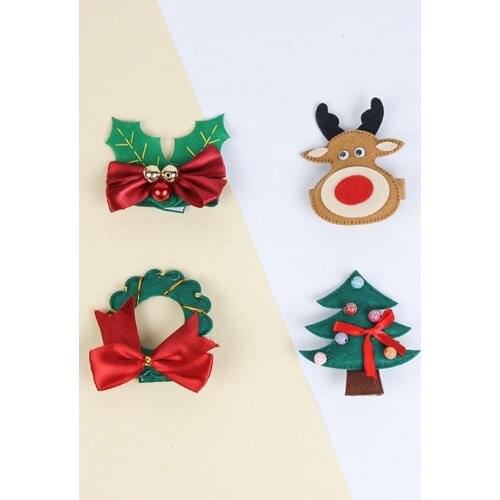 6Pcs Xmas Cartoon Napkin Rings Supplies Napkin Buckles Christmas Dining Table Setting Exquisite Napkin Holder Adornment for Home