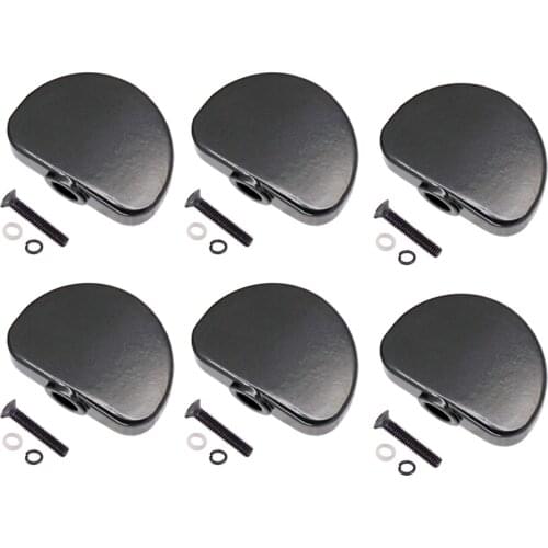 6 Pcs Metal Guitar Tuning Pegs Buttons Machine Heads Knobs with Screws Kit for Acoustic Electric Guitars