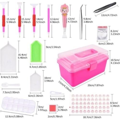 1 Set 5D DIY Diamond Painting Cross Stitch Craft Tool Art Embroidery Accessories Kits