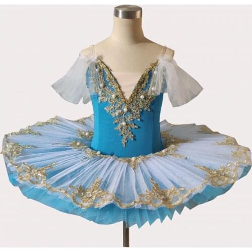 White Blue Ballet Tutu Child Kids Girls Professional Ballet Tutu Adulto Women Ballerina Dance Costumes Ballet Dress Girls