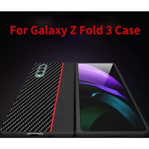 Carbon Fibre Texture For Samsung Galaxy Z Fold 3 Case