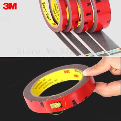 3M Double Sided Tape For Car Strong VHB Acrylic Foam Sticky Adhesive Tape Anti-Temperature Heavy Duty Waterproof Office Decor