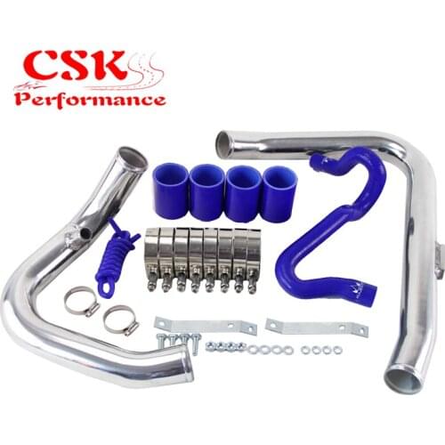 Turbo Aluminum Intercooler Piping Pipe Kit Fits For Audi A4 1.8T Quattro B5 1.8L Blue / Black/ Red