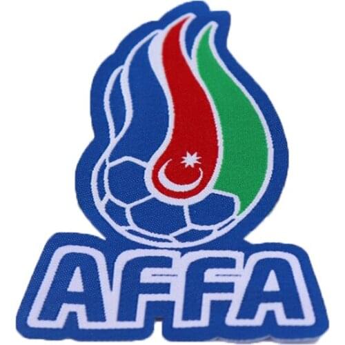 Round Embroidery Woven Badges Customized Shaped Cutting Sewing Patches For Dress Corporate Team Cloth Badge Custom Logo