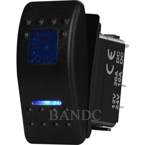 DIY Logo 5P On-Off Rocker Switch for Car Boat Bus Truck RV Caravan Camper, Car Switch Accessories, Auto Interior Parts